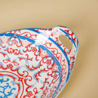 Mandala Long Dish Red And Blue Set Of 2 Nestasia