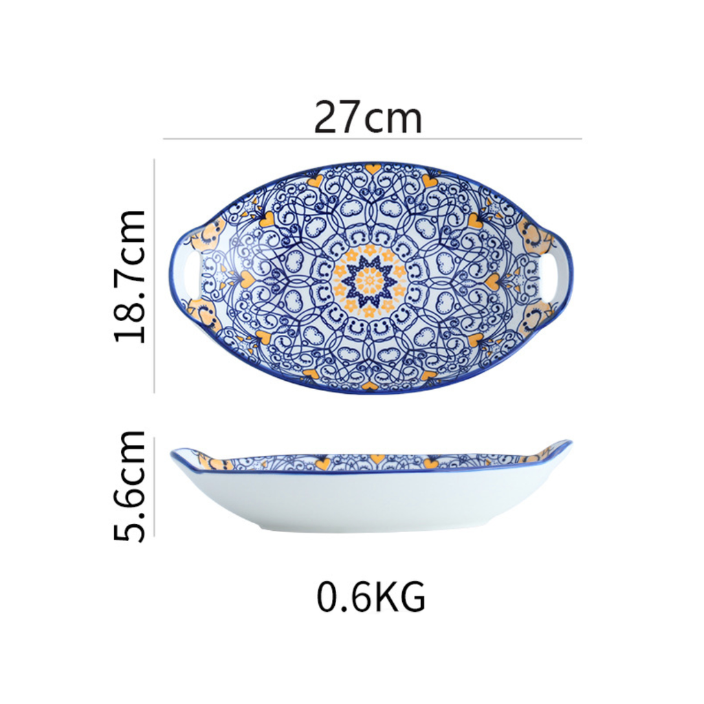 Mandala Long Dish Nestasia