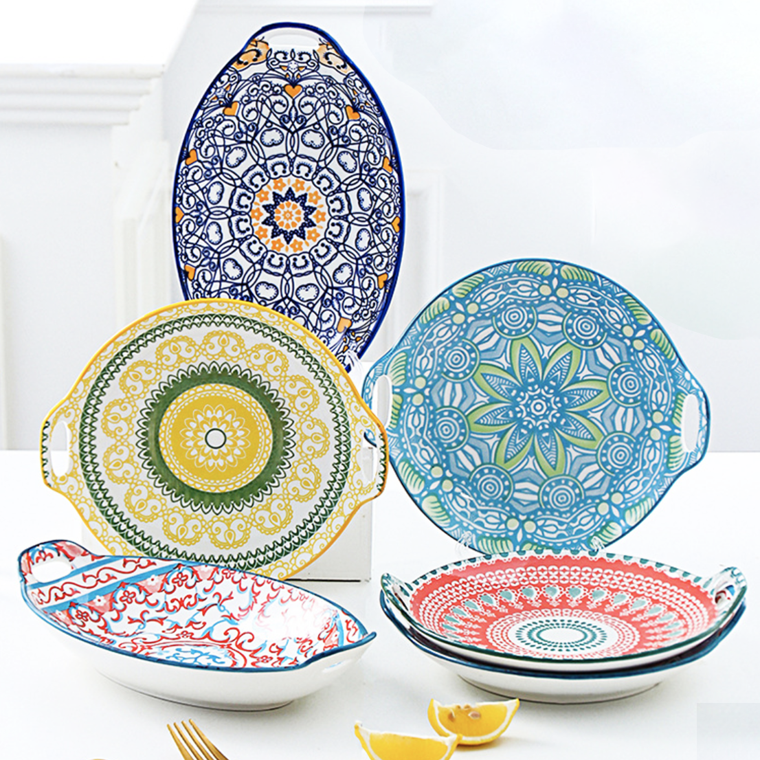 Mandala Long Dish Nestasia
