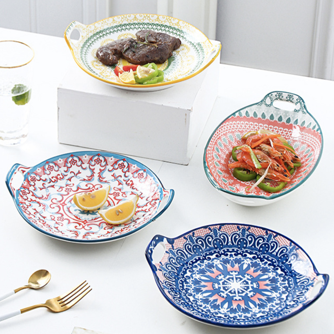 Mandala Long Dish Nestasia