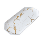 Marble Hexagon Platter Nestasia