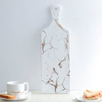 Marble Serving Platter White Nestasia