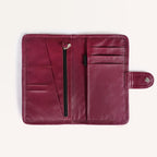 Maroon Travel Passport Wallet Nestasia