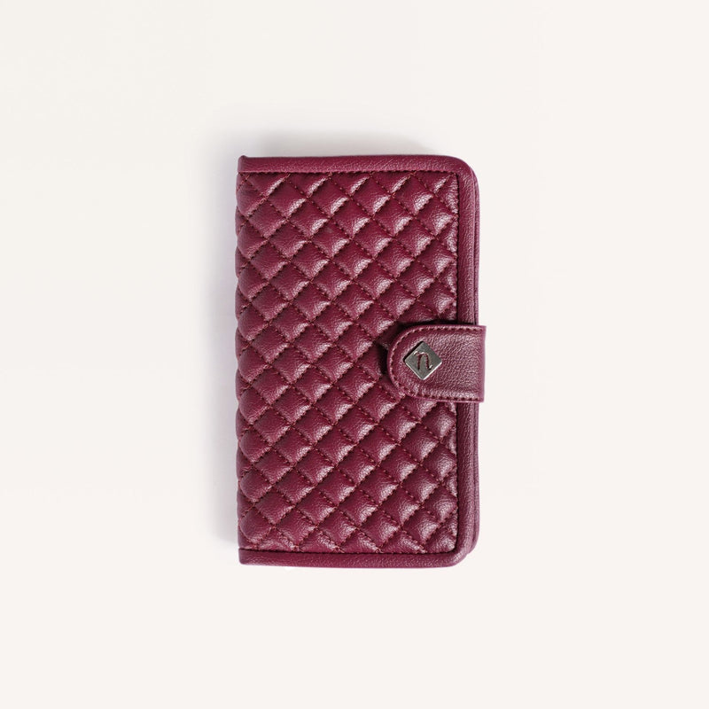 Maroon Travel Passport Wallet Nestasia