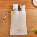 Azzurro Minimal Linen Set with Table Mats and Runner Nestasia