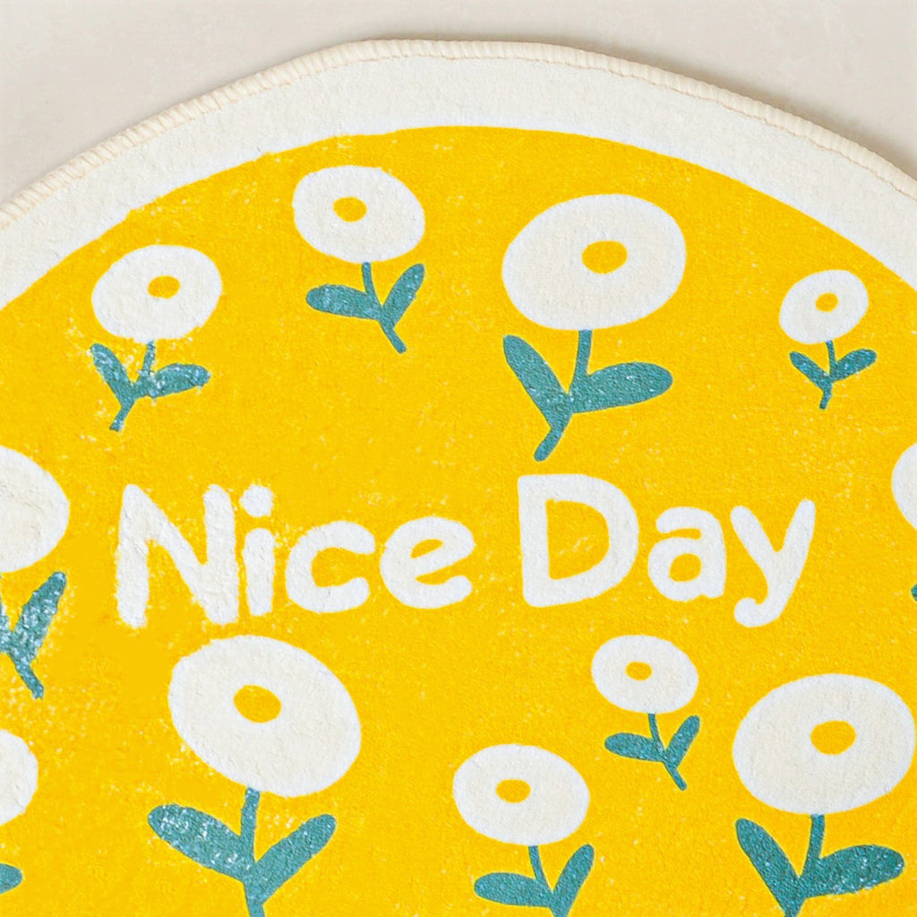 Yellow Flowers Small Rug Nestasia