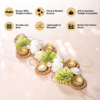 Meadow Glow Tealight Holder Runner Nestasia