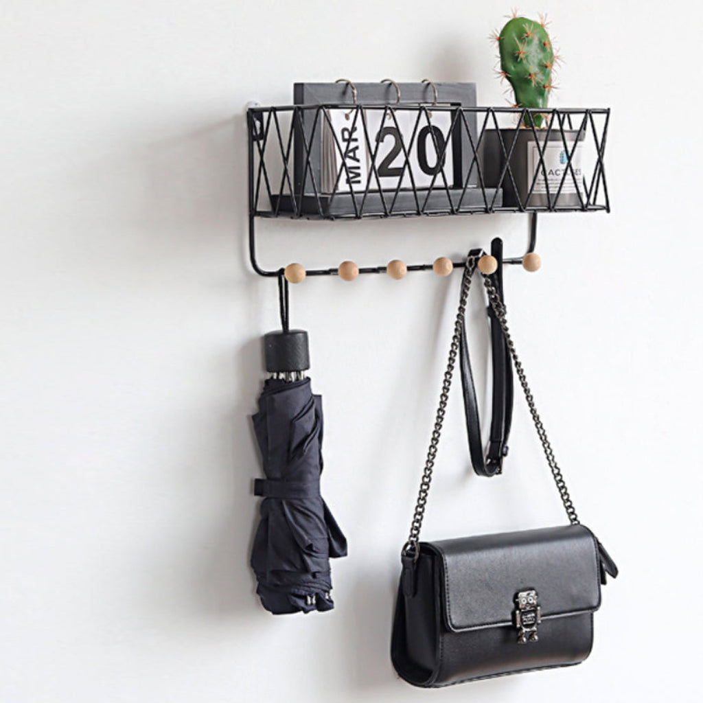 Metal Wall Shelf Rack Nestasia