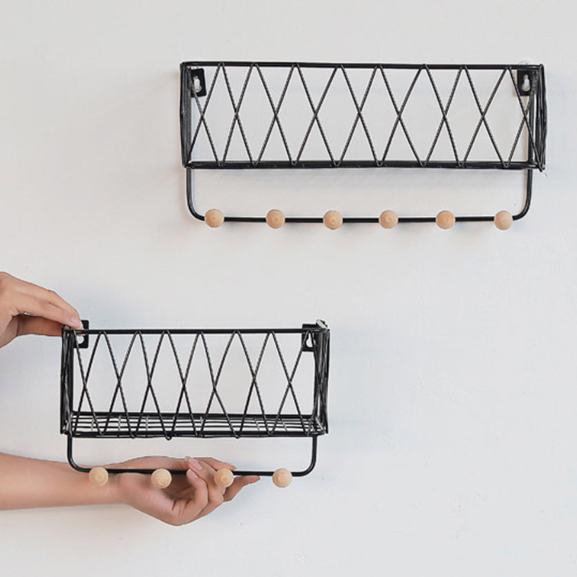 Metal Wall Shelf Rack Nestasia