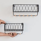 Metal Wall Shelf Rack Nestasia