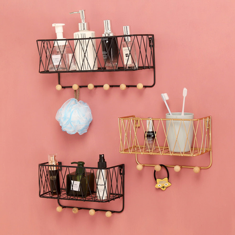 Metal Wall Shelf Rack Nestasia
