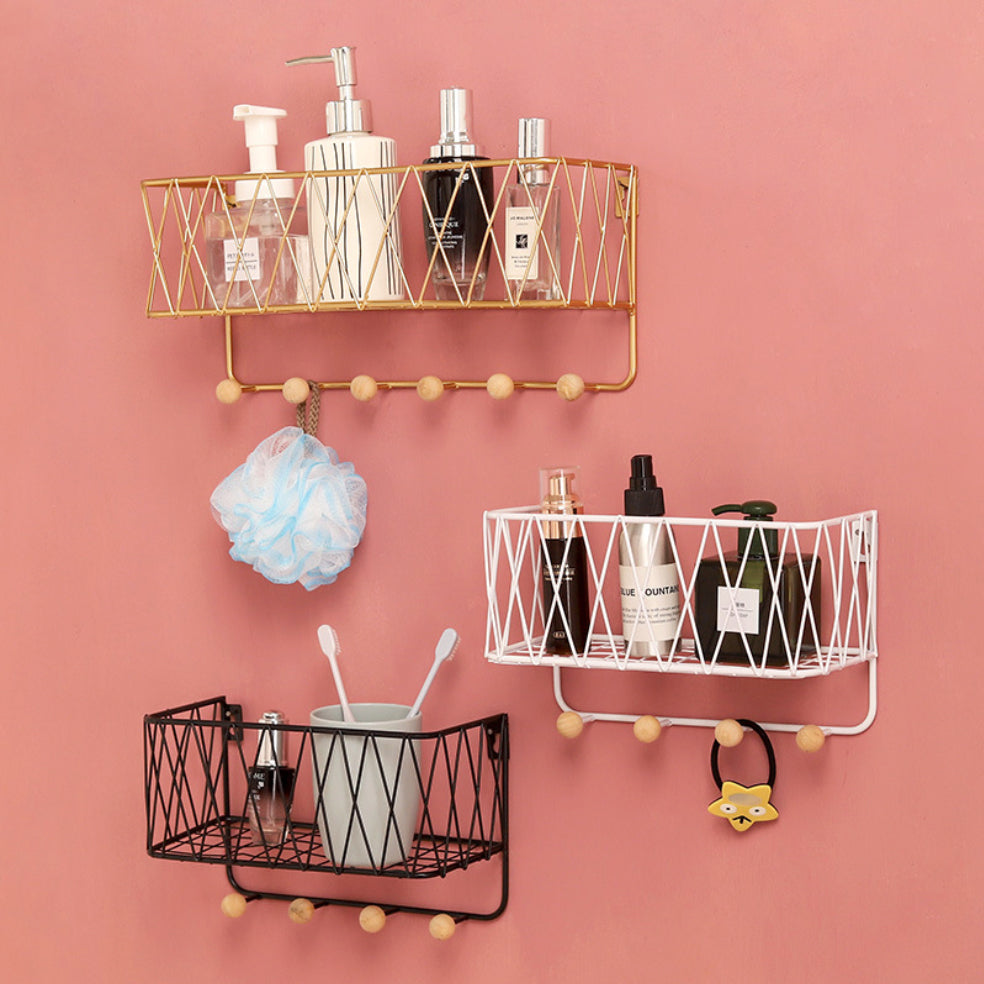 Metal Wall Shelf Rack Nestasia