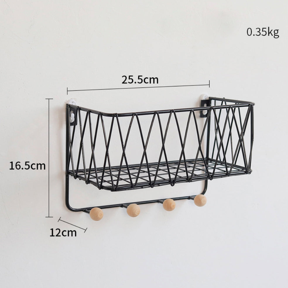 Metal Wall Shelf Rack Nestasia