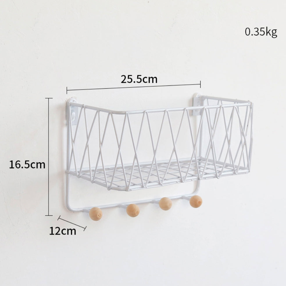 Metal Wall Shelf Rack Nestasia