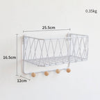 Metal Wall Shelf Rack Nestasia