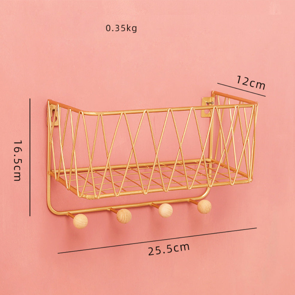 Metal Wall Shelf Rack Nestasia