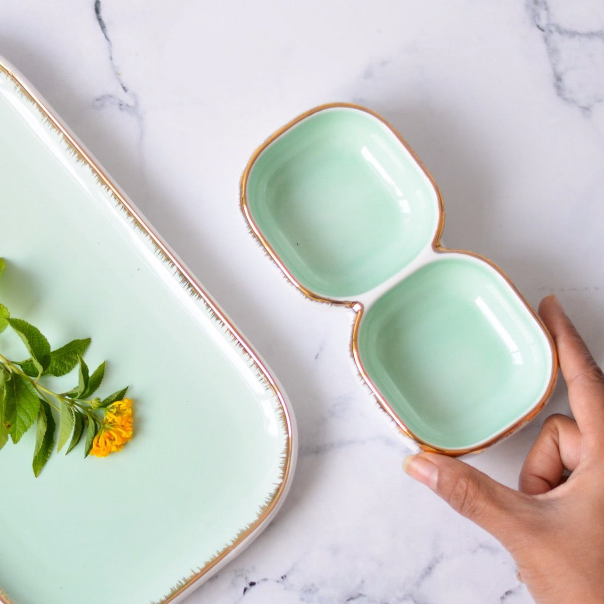 Section Bowl Mint Nestasia