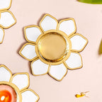 Mirror Petal Tea Light Holder Set Of 6 Nestasia