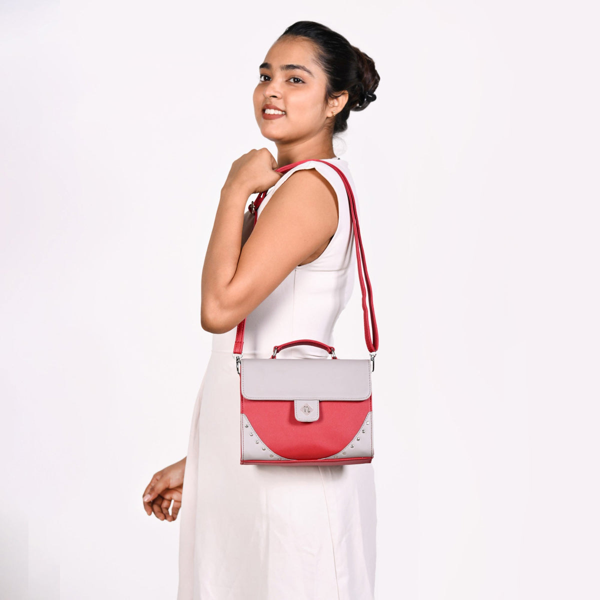Celestia Satchel With Detachable Strap Nestasia