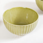 Costola Ceramic Serving Bowl Set Of 4 650ml Nestasia