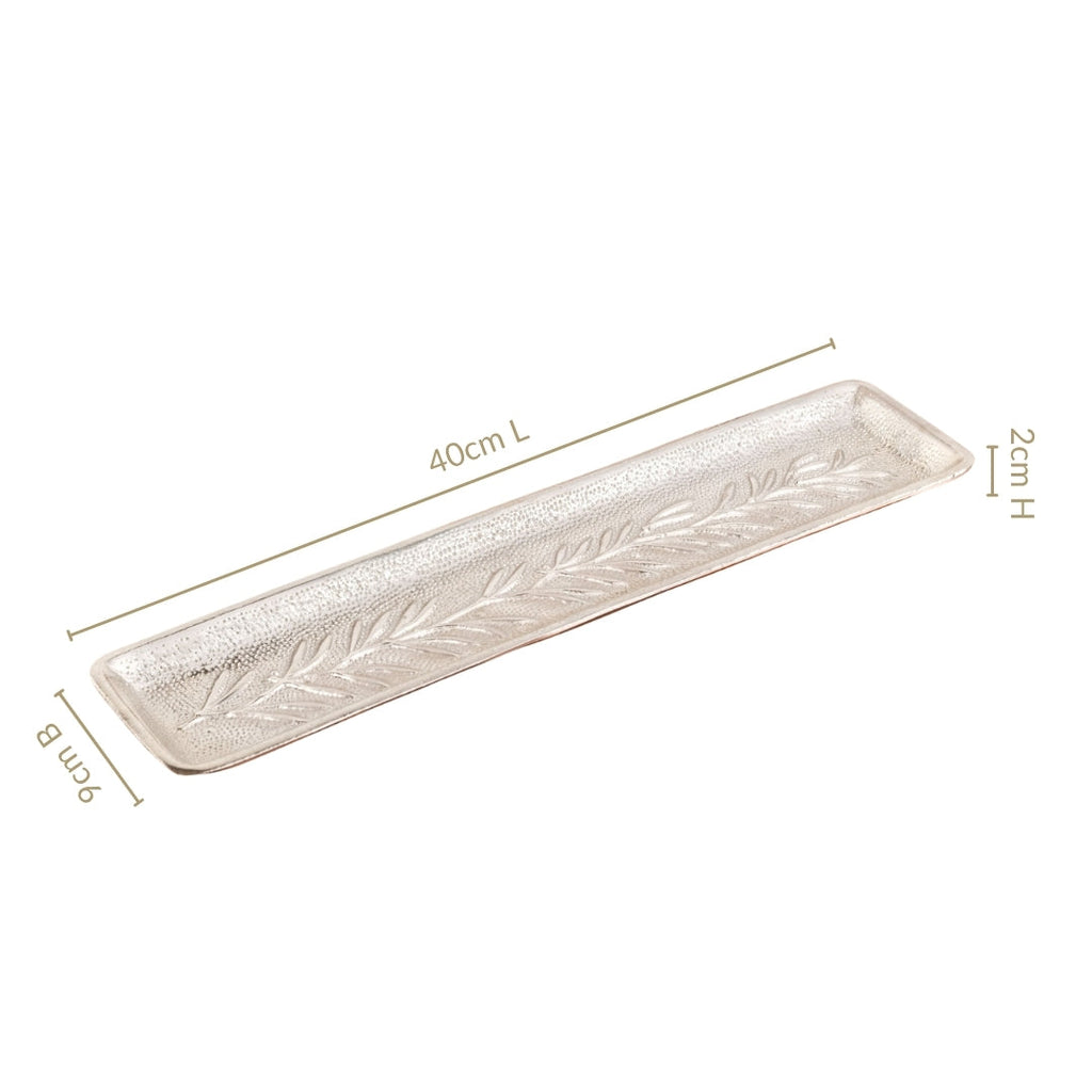 Royalcore Embossed Decorative Long Tray Nestasia