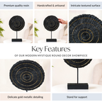 Modern Mystique Decor Showpiece Black Nestasia