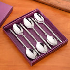 Modern Stainless Steel Table Spoon Set Of 6 Nestasia