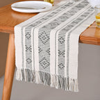 MonoLoom Fringed Cotton Runner 180x33cm Nestasia