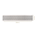MonoLoom Fringed Cotton Runner 180x33cm Nestasia