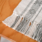 MonoLoom Fringed Cotton Runner 180x33cm Nestasia