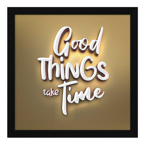 3D Typography Motivational Quotes Wall Frames, Inspirational, Set of 4, AXS4-10x10-102 ArtX