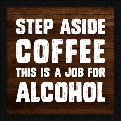 Best Drinking Quirky Quotes Wall Frames, Set of 4, AXS4-10x10-103