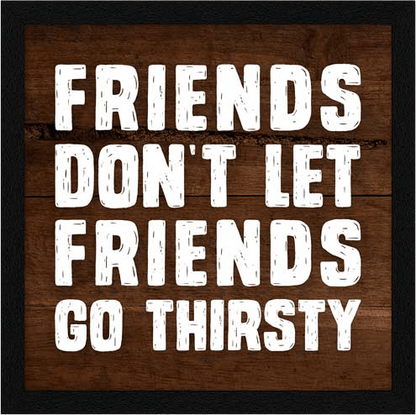 Best Drinking Quirky Quotes Wall Frames, Set of 4, AXS4-10x10-103