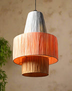 Minimalist Raffia Hanging Lamp for Study Room and Living Room