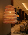 Modern Rattan Pendant Light for Study Room and Living Room