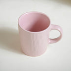 Matte Pink Ceramic Mug Set Of 6 220ml Nestasia