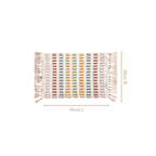 Multicoloured Cotton Placemat Set Of 6 Nestasia