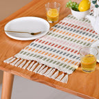 Multicoloured Cotton Runner 180x33cm Nestasia