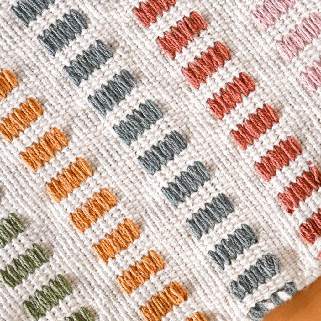 Multicoloured Cotton Runner 180x33cm Nestasia