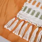 Multicoloured Cotton Runner 180x33cm Nestasia