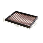 Multipurpose Decorative Tray Brown Large Nestasia