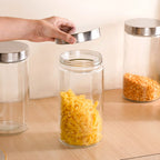 Tall Kitchen Storage Jars Set Of 4 1500ml Nestasia