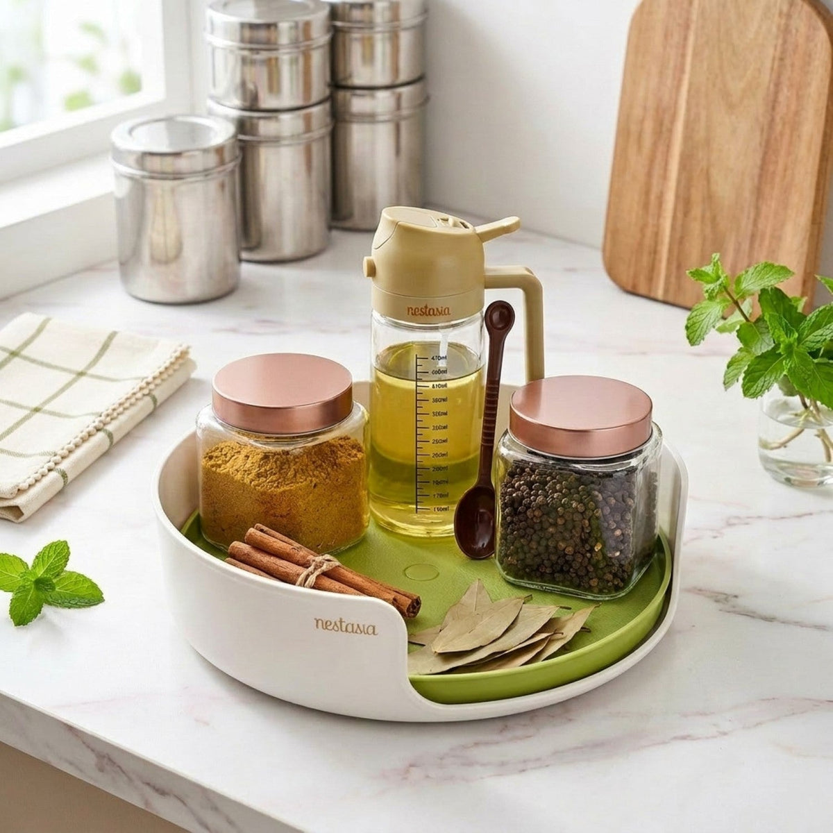 Multipurpose Rotating Organizer Tray Nestasia