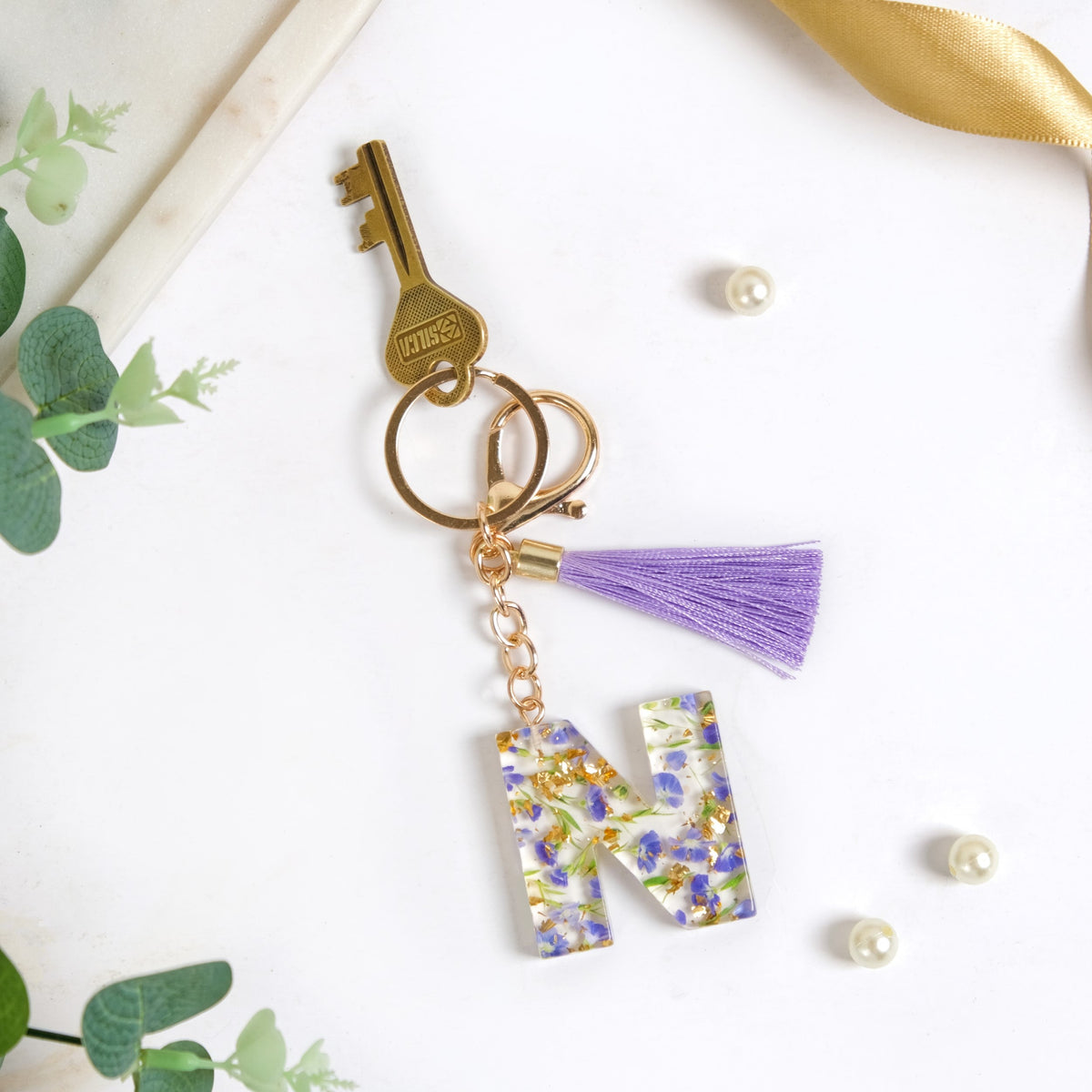 Nestled Blossoms N Resin Keychain Nestasia
