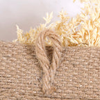 Natural Jute Toran Wall Hanging With Corn Grass Decoration Nestasia