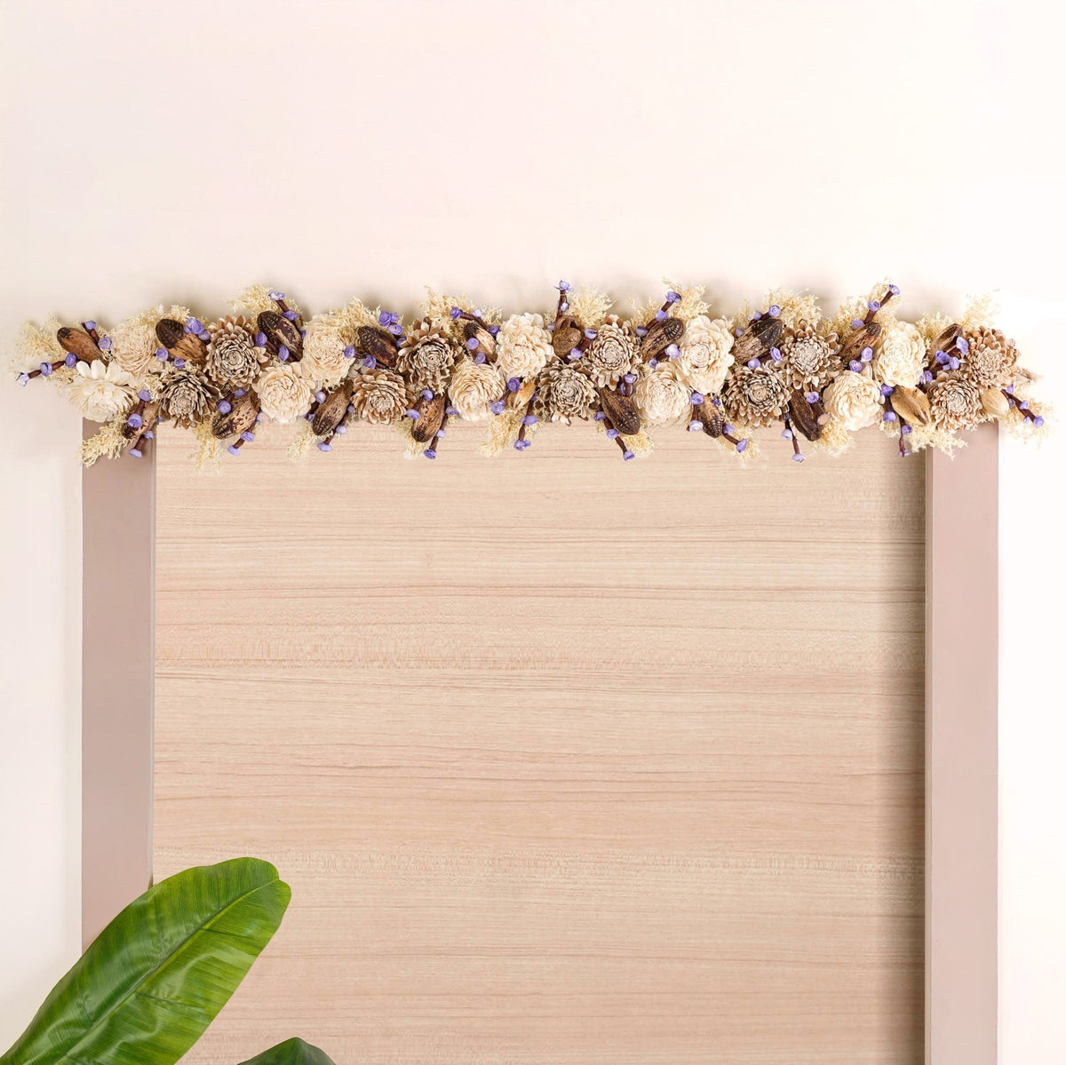 Natural Jute Toran Wall Hanging With Corn Grass Decoration Nestasia