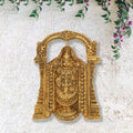 Brass Tirupati Balaji/Venkateshwar Idol Wall Hanging (7.5 Inch) Vedansh Craft