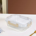 Nestro Lunch Box For Office Set Of 3 Beige S 370ml M 600ml L 100ml Nestasia