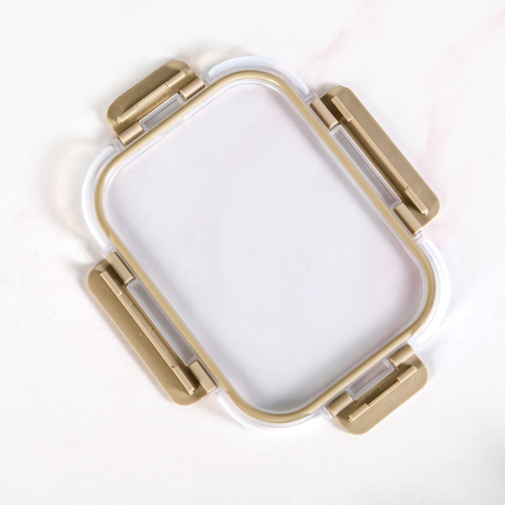 Nestro Leakproof Rectangular Food Storage Box Set Of 3 Beige S 600ml M 1000ml L 1500ml Nestasia