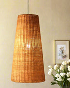 Natural Rattan Pendant Light for Hall and Living Area